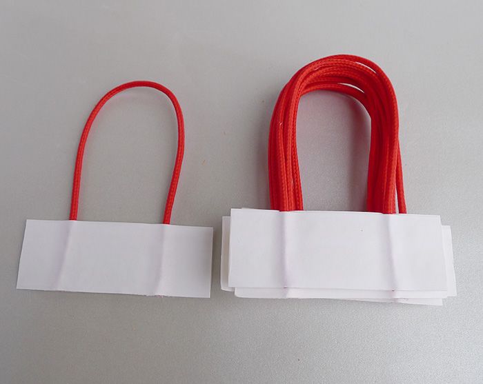 PP wrapped paper cord small hanlde